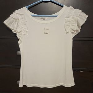 White Blu Pepper Top, Size L